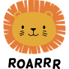 cute lion roarrr