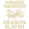Geflügelter Krieger Drachentöter