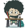 Terrified Schoolchild