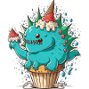 Stegosaurus Pastry Chef