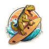 Surfin T-Rex