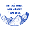 Nicht alle, die wandern - Blau