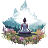 Meditation in the mountains