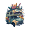 Camping, Van, Campingwagen, Travel