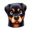 Charming Rottweiler Gaze
