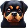 Playful Rottweiler Design