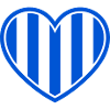 Blue and white heart