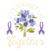 Alzheimer's Awareness Purple Ribbon Brain