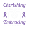 Alzheimer's Awareness Purple Ribbon Brain