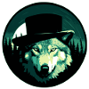Wolf mit Hut