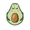 Sleeping avocado