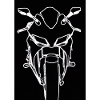 Umriss Motorrad
