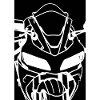 Umriss Motorrad