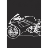 Umriss Motorrad