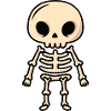 Costume de squelette