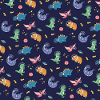Dinosaurs fly in space