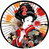 Geisha Japan Drawing