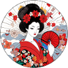 Geisha Japan Drawing