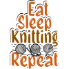 Eat Sleep Knitting Repeat