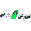 Black sheep on the hedge