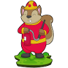 Squirrel Firefighter Fire Hose