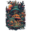 Trippy Explosion - Psychedelic Motif