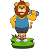 Lion Bodybuilder Dumbbell Bodybuilding