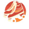 Retro roller skates inline skates