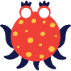 Red Octopus Monster