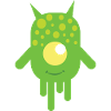 Green Slimy Monster