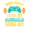 Ti 10 år BDay søn dreng sjov gamer 10. 10 år gammel