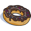 Beignet au chocolat