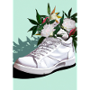 Sneaker mit Blumen