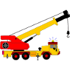 Couleur du camion-grue