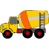 Farbe des Zementwaggons