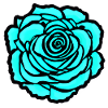 Blaue Rose