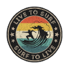 Surf Citat Tøj Surfing Tilbehør Surfer