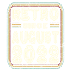 Birthday August 2022 Retro Gift
