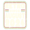 Birthday August 2024 Retro Gift