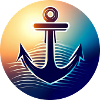 Anchor Sunset Round