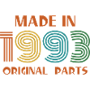 1993 Birthday All Original Parts