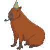 Capybara Birthday