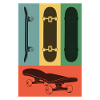 Skateboard Retro Skate Skater