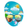 Sommersonne Sonnenbrille