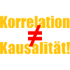 Korrelation ≠ Kausalität