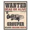 Wanted fish - grouper fishing