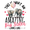 Announcing pregnancy with cute elephants