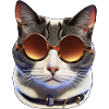 Cat with sunglasses