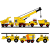 Work cars with nameplate