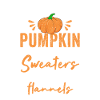 Campfire Pumpkin Spice Sweater S'mores Flanelle
